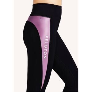 Peloton Colorblock Black Speed Leggings Size S